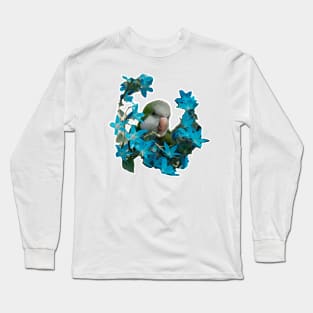 Flowered Parrot Long Sleeve T-Shirt